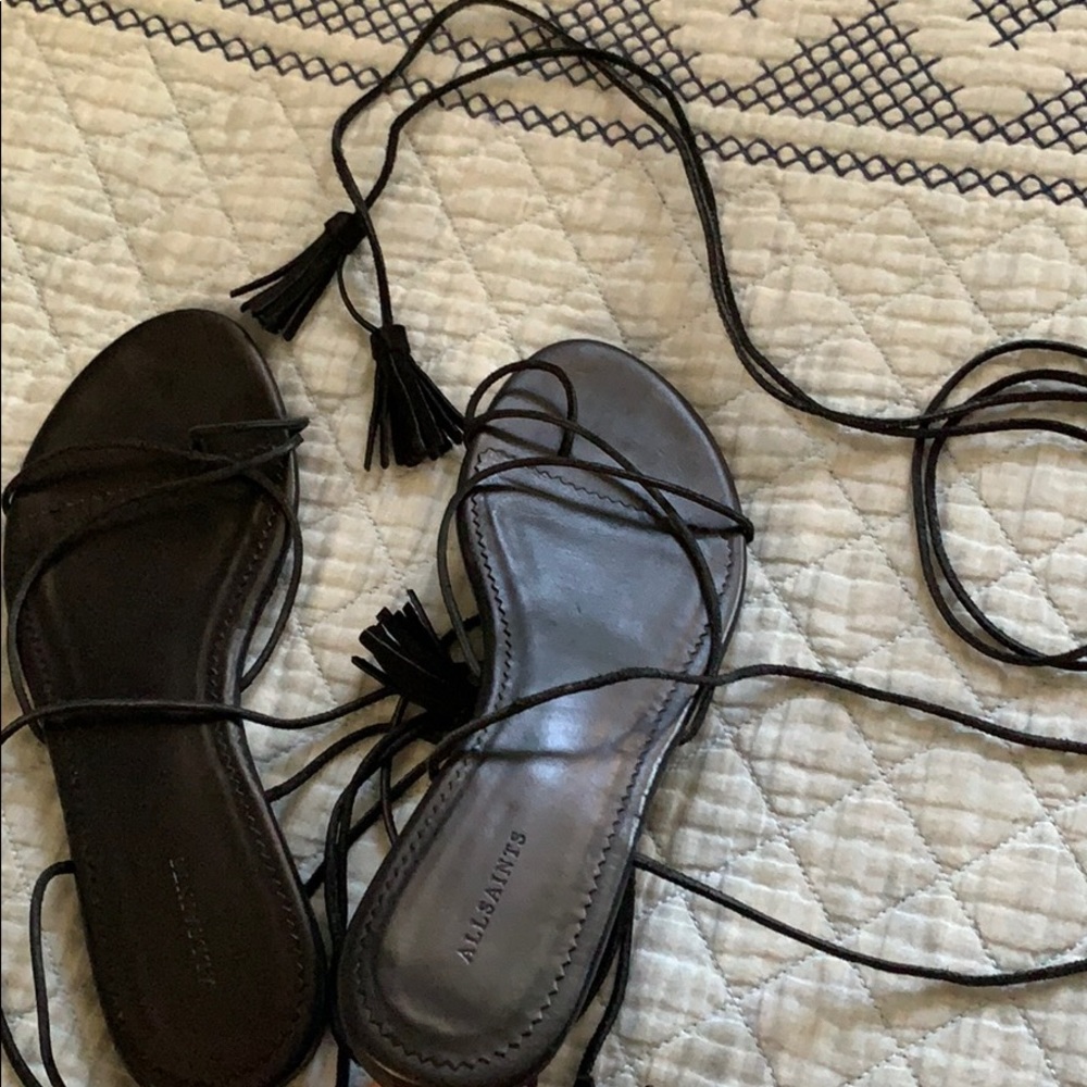 All Saints Dorica Flat Sandal